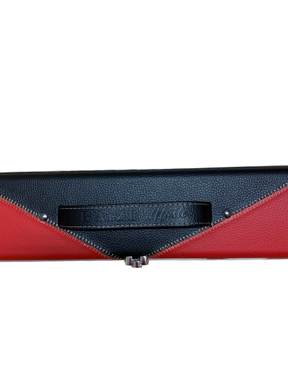 3 Slot 3/4 Length Baizes Master Red Patch Case