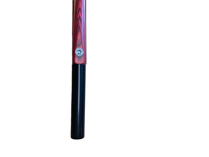 3/4 Length Ash Cue with Red Ebonised Butt