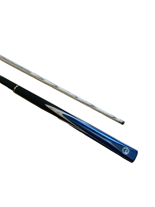 3/4 Length Ash Cue with Blue Ebonised Butt